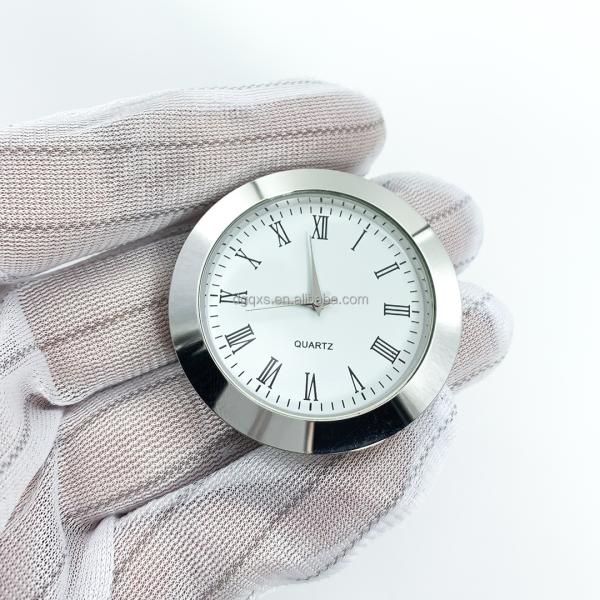 Good Quality 45mm craft clock heads watch insert clock galls
