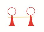 Tourtop Soccer Football Agility Fitness Marker Cone Set for Adjustable Hurdles