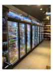 Commercial Glass Door Upright Freezer Display Liquor 953L