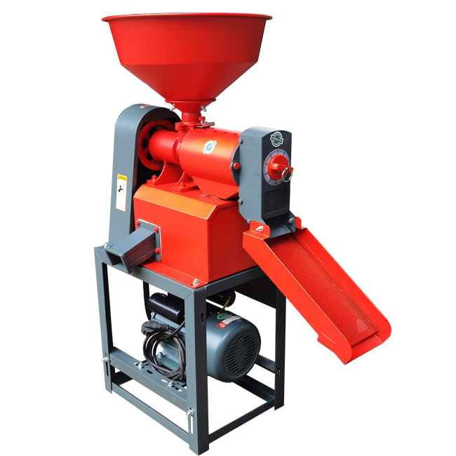 3HP Knob Outlet 2.2kw Single Phase Mini Rice Mill Machine For Home