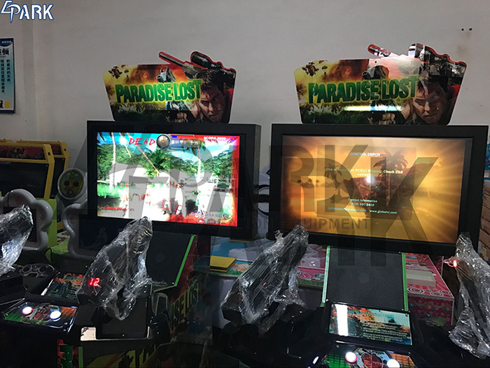 55 Paradise Lost Video Arcade Light Shooting Game Simulator Coin Operated