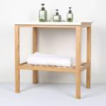 100% Natural Bamboo Vanity Cabinet Sink Unit Small Furniture Custom