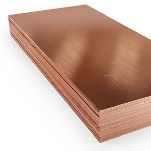 Wholesale Oiled Brushed 4x8 Copper Sheet Metal 20 Gauge C14500 anti corrosion from china suppliers