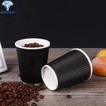 BPA Free 8oz Double Wall Paper Coffee Cups For Tea Milks