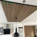 Acoustic Slat Panels for Sound Absorption and Decoration in Home Entertainment