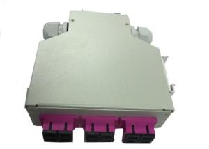 Wholesale DIN Rail Fiber Optic Distribution Box 12 Fibers Inside Wall Mounted Cabinets from china suppliers