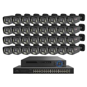 Wholesale 32 Channel Poe Cctv Camera 8MP 4K Outdoor Poe Security Camera System from china suppliers