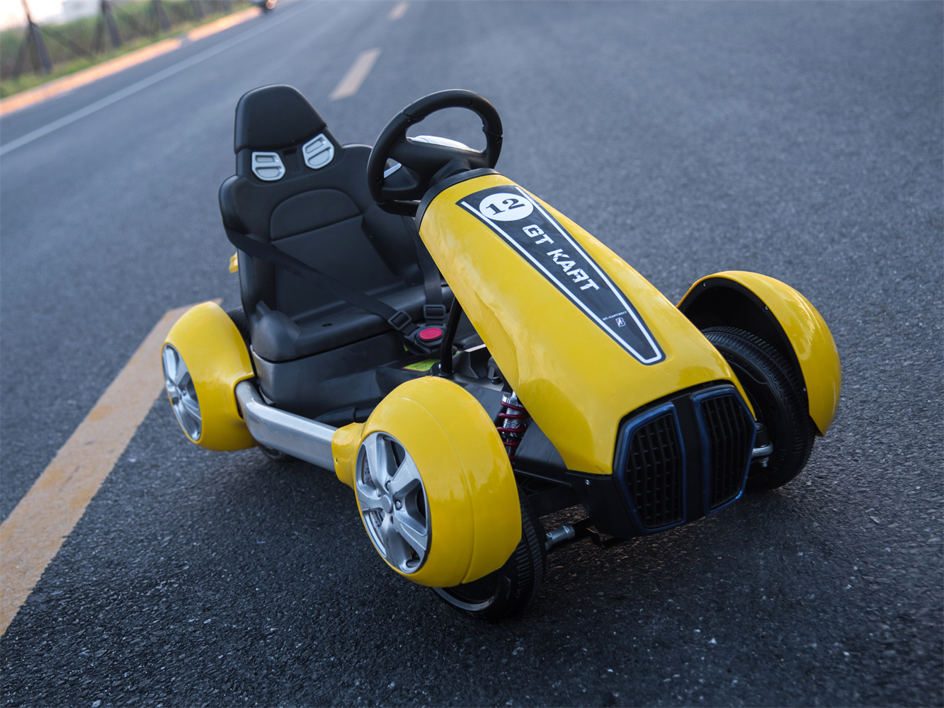 Electric Go-Kart Ride On Car For Kids with Remote Control Age Range 5 to 7 years Easy