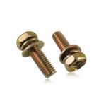 Hexagon Head Colorful Zinc Plated Carbon Steel Gr. 4.8 Bolt for Construction