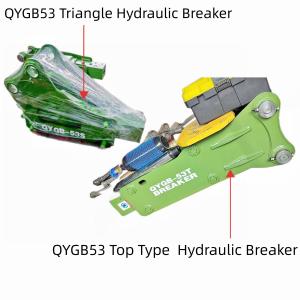 Wholesale 3-5 Ton Excavator Hydraulic Breaker Hammer QYGB53 53 Chisel for Energy Mining from china suppliers