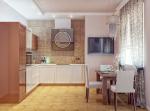 120cm Timber HPL Door Solid Wood Island Kitchen Cabinets Carcase Marble