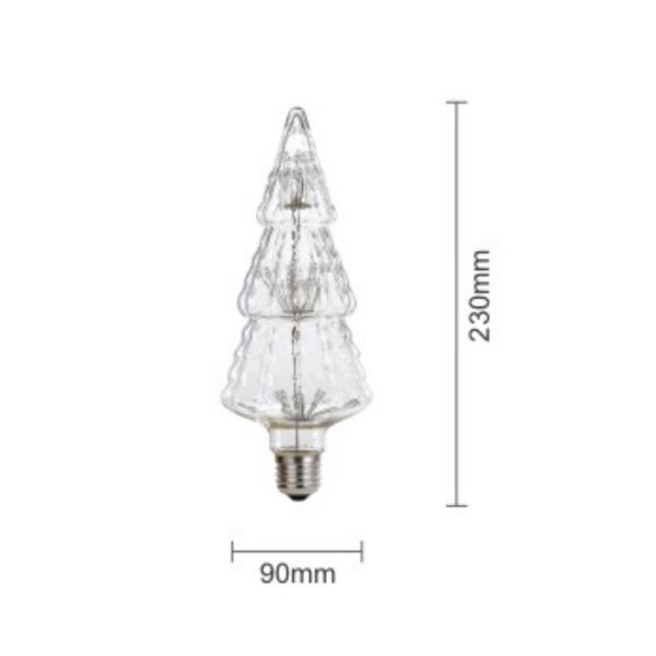 1.5w Decorative Led Filament Globe Bulb E27 180lm Christmas Decoration