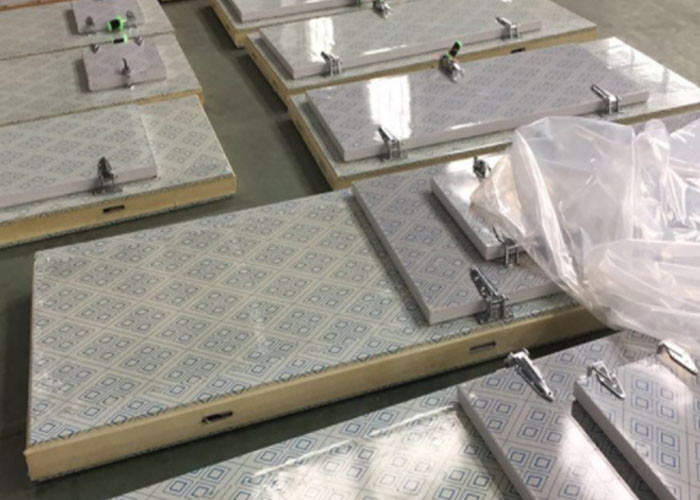 Fish / Meat Quick Freezer Cold Room Food Storage Insulation Panels With Sliding Door