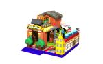 Kids Party Entertainment 7.8x8.5x6.7m Inflatable Fun City Odm