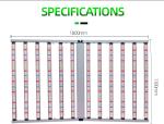 1200W Foldable Full Spectrum Indoor LED Grow Lights For Plants