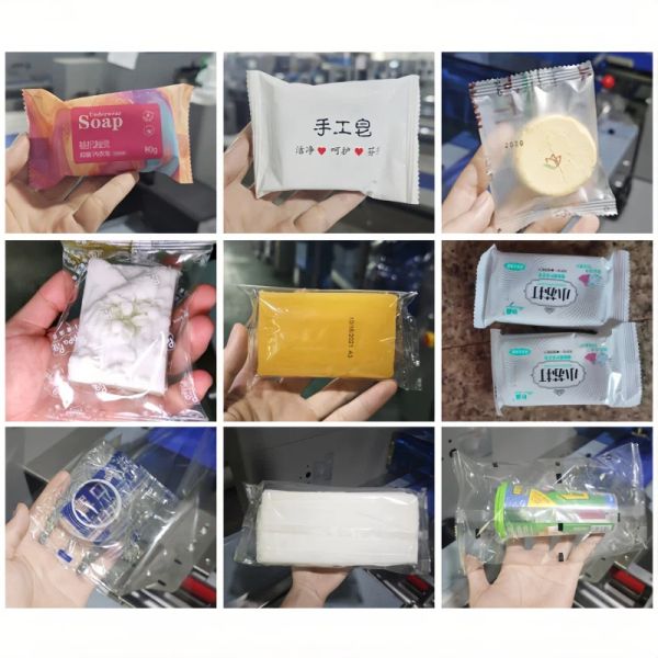 2.6KW Pillow Type Packing Machine Back Sealing Soap Packaging Machine 220V
