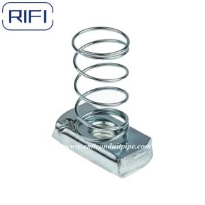 Wholesale RIFI Spring Nuts Unistrut Channel Nut Zinc Plated from china suppliers