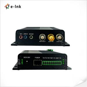 Wholesale 1Ch Bidi 3G-SDI Video Fiber Converter with Tally RS485 Audio Microphone from china suppliers