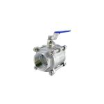 Stainless Steel 304/316 Three-Piece Ball Valve for Medium Heavy Duty Application