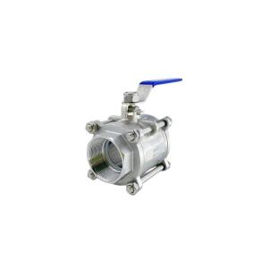 Wholesale Easy Installation 3 PC Stainless Steel SS316 SS304 Floating Ball Valve for Industrial from china suppliers