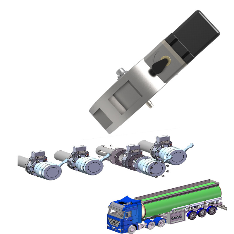 Tanker Monitoring Smart Bluetooth Padlock PA66 With Tracking Software