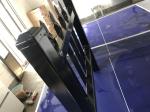 Powder Coated Steel Garrison Security Fencing Stain Black Powder Crimped Top