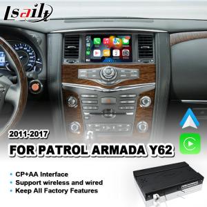 Wholesale Wireless Carplay Android Auto Interface for 2011-2017 Nissan Patrol Y62 from china suppliers