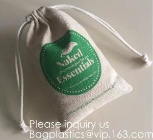 Wholesale Candy Gift Pouch Bags with String Birthday Wedding Party Gift Jewlery Pouches Party Favor Jute Gift Bags Brown with Whit from china suppliers