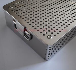 Wholesale FDA Metal Mesh Medical Sterilization Basket , Surgical Instrument Baskets from china suppliers
