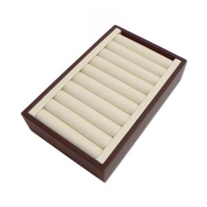 Wholesale 9 Pad Slots Insert Jewelry Holder Tray , Jewelry Drawer Organizer Trays Logo Printed from china suppliers