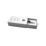 White Hair Oil Packaging Box Drawer Rigid Luxury Cosmetic With Foam Insert