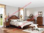 Ancient Rome style Solid Wood Bed with Storage in Bedroom Furniture sets