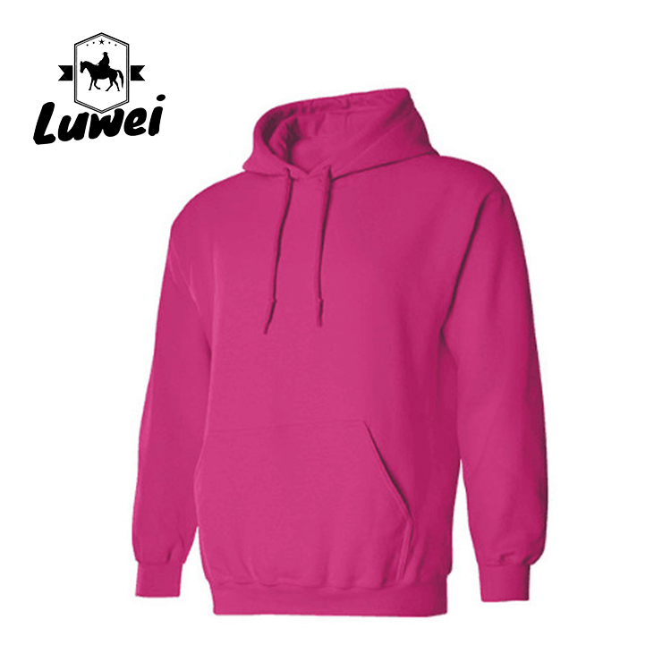 Warm Cotton Crew Neck 280g Custom 50% Cotton Drawstring Sweatshirt Men Felpa Bluza Plus Size Pullover Hoodies