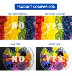 White DTF Pigment Ink 1000ML CMYK PET Film Ink For Epson XP600 L1800 L1805 P600
