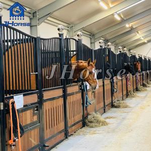 Wholesale 3.0m Length Weatherproof Horse Stall With Swing Door And Optional Bamboo Filling from china suppliers