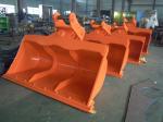 Customized Mini Excavator Hydraulic Tilt Bucket With 1200mm Width OEM ，
