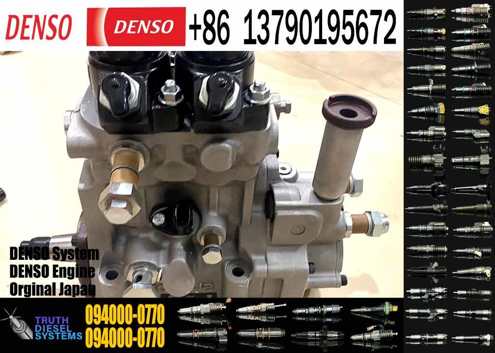Diesel Engine High Pressure Common Rail Fuel Injection Pump 094000-0770 8-98167763-0