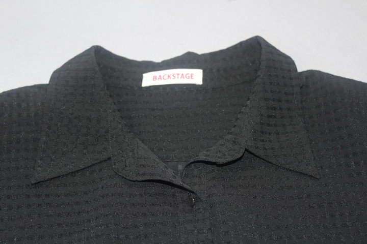 Ladies Fashion Plus Size Long Sleeve black color Tops Custom Design Multi Size Soft Feeling