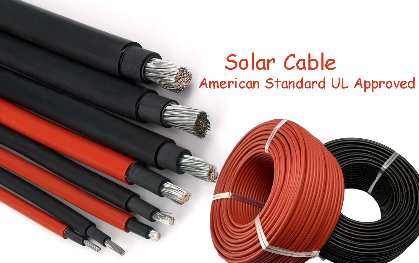 ExactCables 4mm2 6mm2 10mm2 1000v UV Resistant Tinned Copper PV Cable for Solar Power