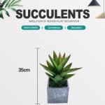 Indoor Decor Artificial Succulent Plant No Nursing Evergreen Four Seasons 50cm