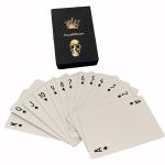 Customized Logo Gold Foil Printed 310gsm German Black Core Paper With Gold