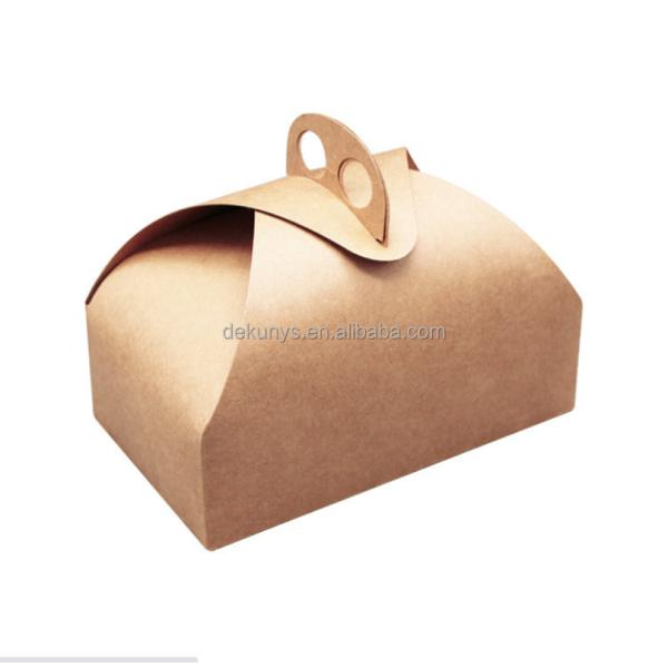 OEM Recyclable Biodegradable Cake Box Kraft Paper Bakery Boxes For Pastry Packaging