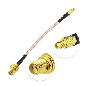Wholesale RG316 Pigtail SMA Female to Straight MMCX Male RF Coaxial Antenna Extender Cable from china suppliers