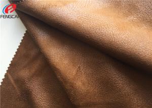 Wholesale Super Soft Brushed Microfiber Suede Upholstery Fabric , Bronzing Sofa Fabric from china suppliers