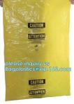 PE asbestos yard waste bags, Durable Black Large 6 Mil Jumbo Disposal Asbestos