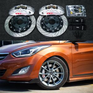 Wholesale 4 Piston Racing Caliper Hyudnai big Brake Kit 355*32 MM High Carbon Disc Racing And Brake Pads For ELANTRA 18 Inch Rim from china suppliers
