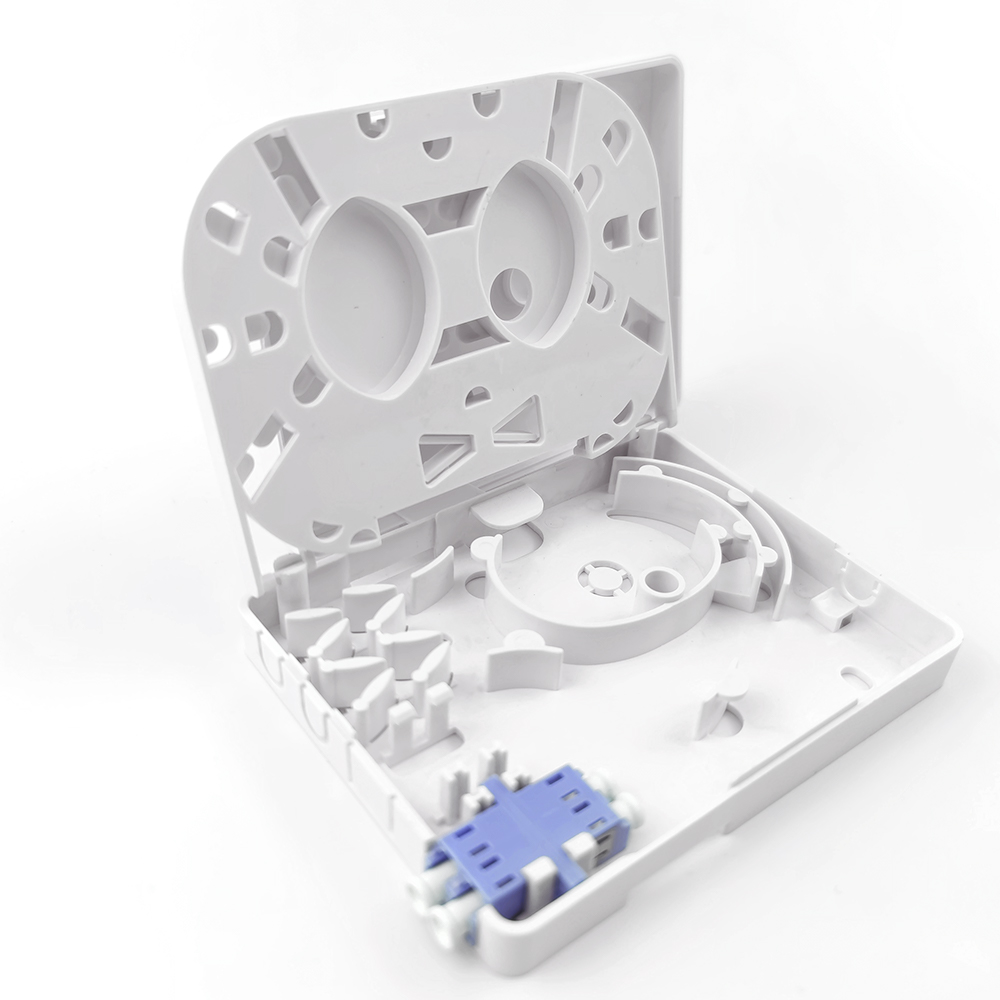FTTH Network Indoor Installation 2 Cores Fiber Optic Faceplate Socket Panel with 5-