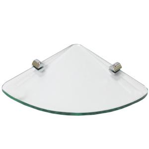 Wholesale Industrial Wall Mounted Fanshaped Rectangle Tempered Glass Shelves for Bathroom from china suppliers