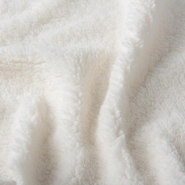 100% Recycled Polyester Sherpa Lining Fabric for Garments Processing Winter Coat Lining