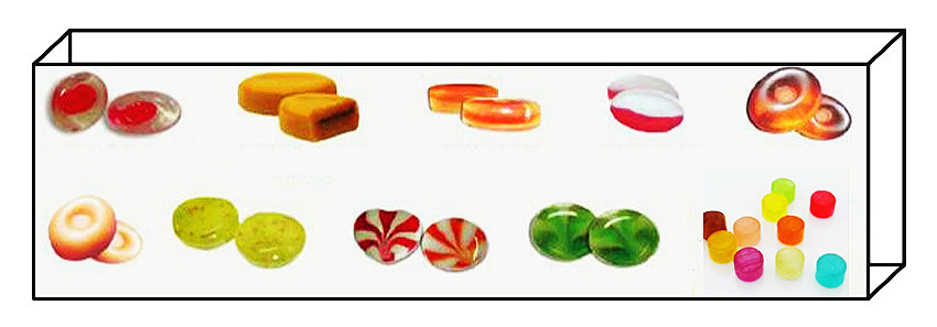 2023 Pure Fruit Hard Candy Processing Line For All Kinds of Hard Candy Like Apple, Strawberry, Lemon, Mango, Lichi etc